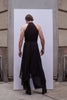 sheer asymmetrical pants, men's sheer asymmetrical pants, men's sheer pants, genderless sheer asymmetrical pants, asymmetrical pants for men, modern pants, pants skirt, asymmetrical pants, unisex sheer asymmetrical pants