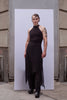 sheer asymmetrical pants, men's sheer asymmetrical pants, men's sheer pants, genderless sheer asymmetrical pants, asymmetrical pants for men, modern pants, pants skirt, asymmetrical pants, unisex sheer asymmetrical pants