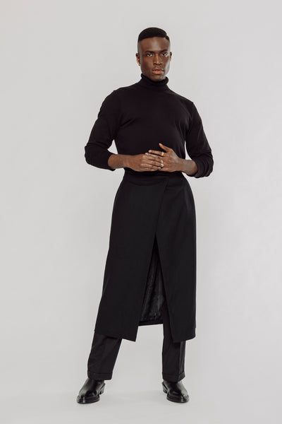 Long black clearance skirt outfit guys